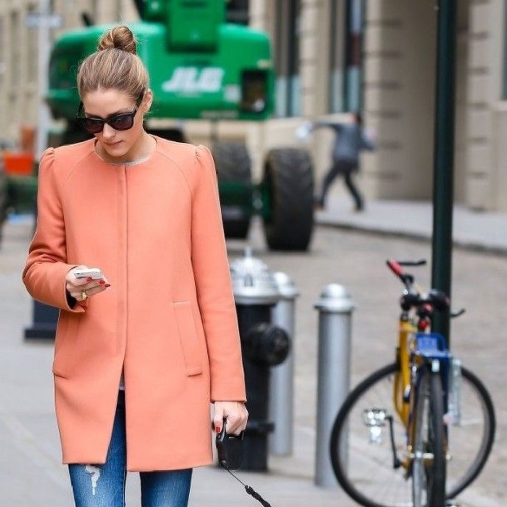 Zara Coral Coat